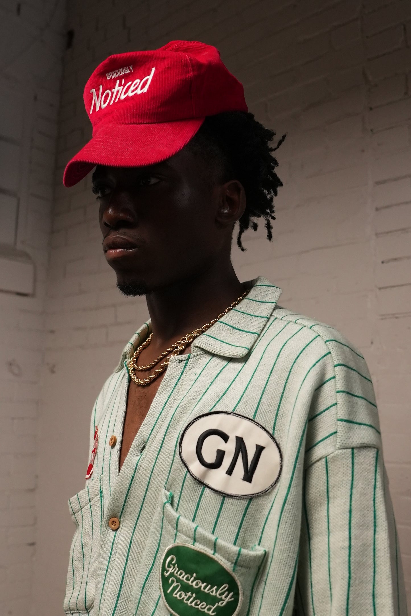 Premium Knitted GN Mechanic Patched Button Up (PRE-ORDER)
