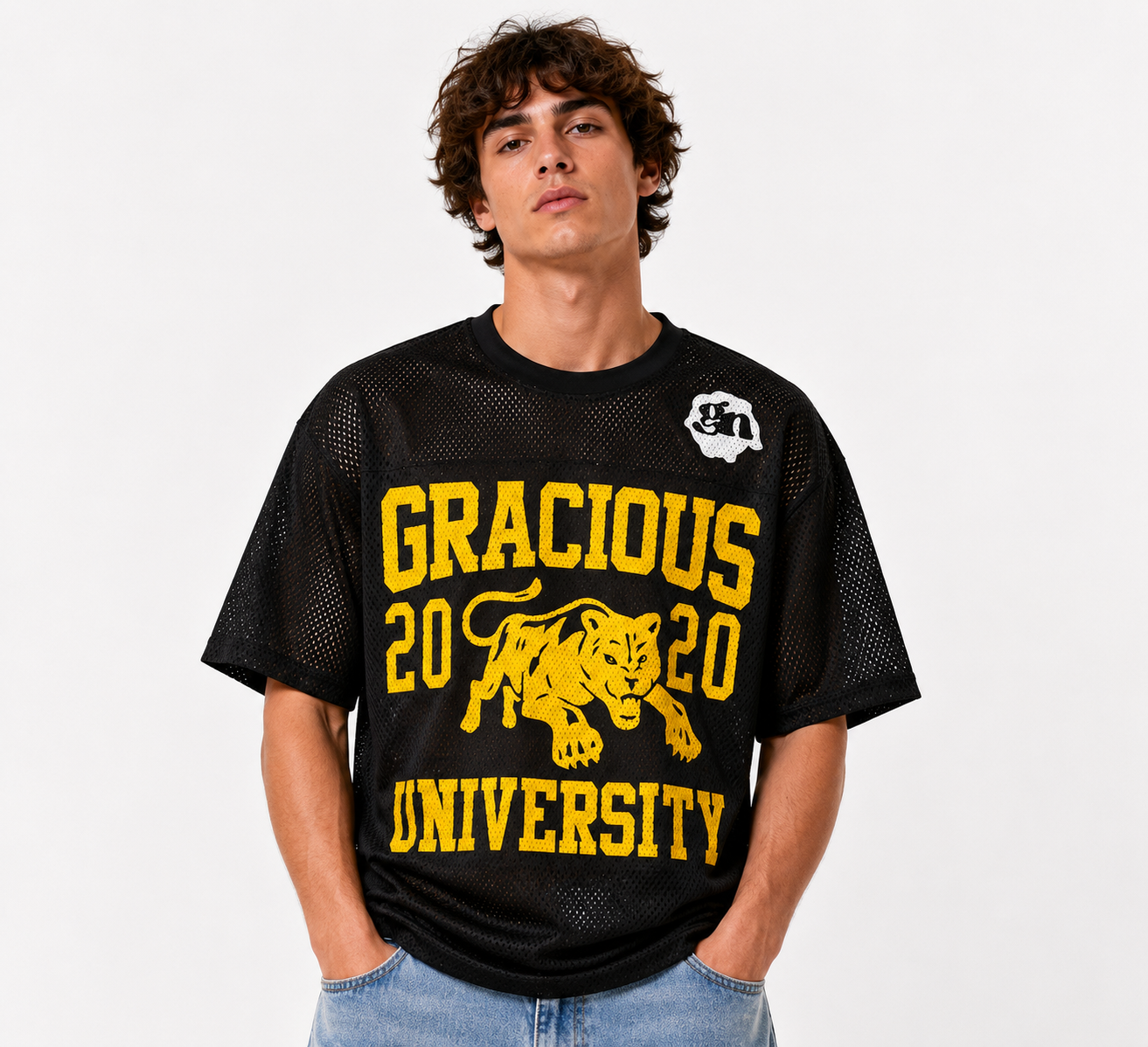 Gracious University Mesh Jersey (Black)