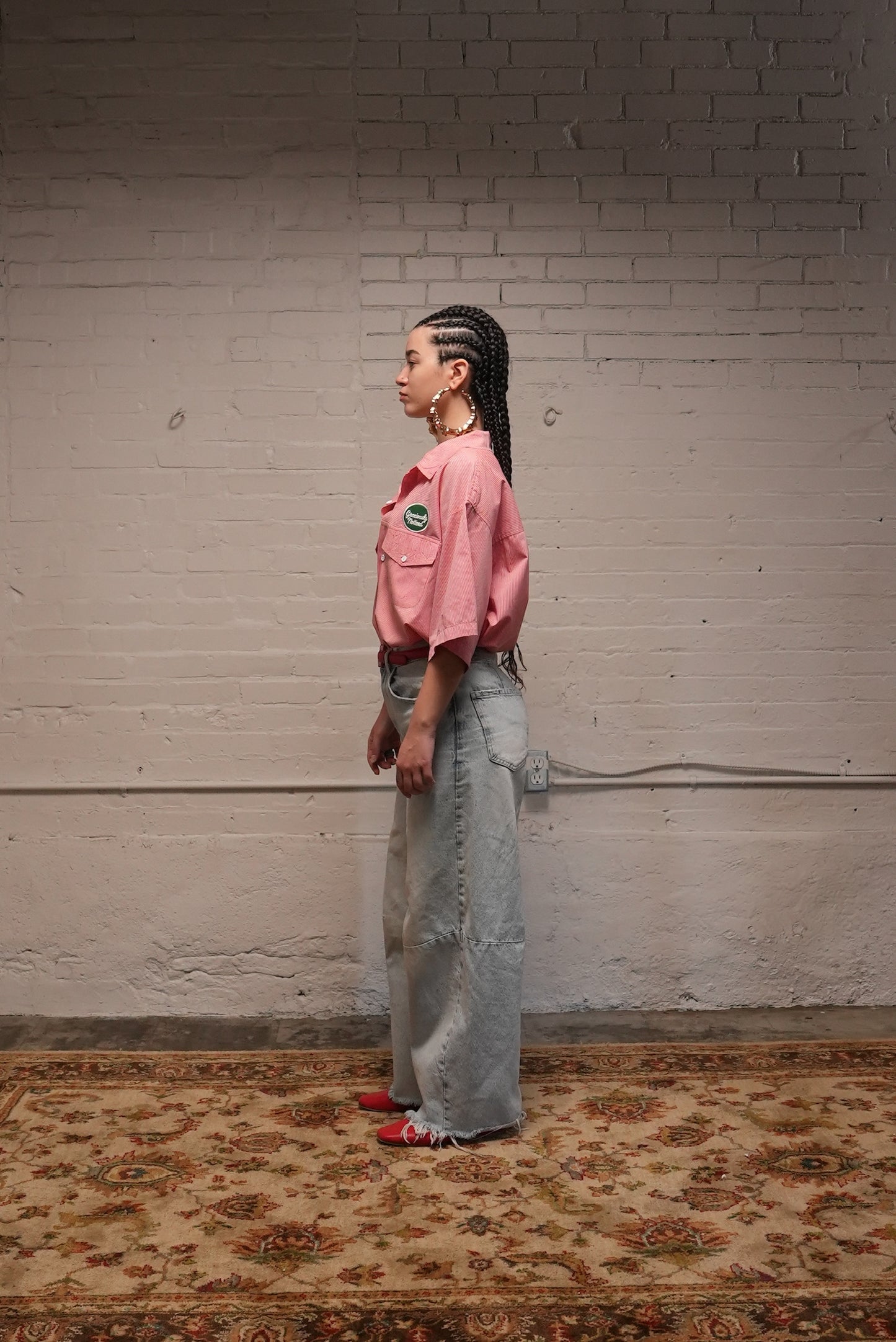 Mechanic Patch Button Up