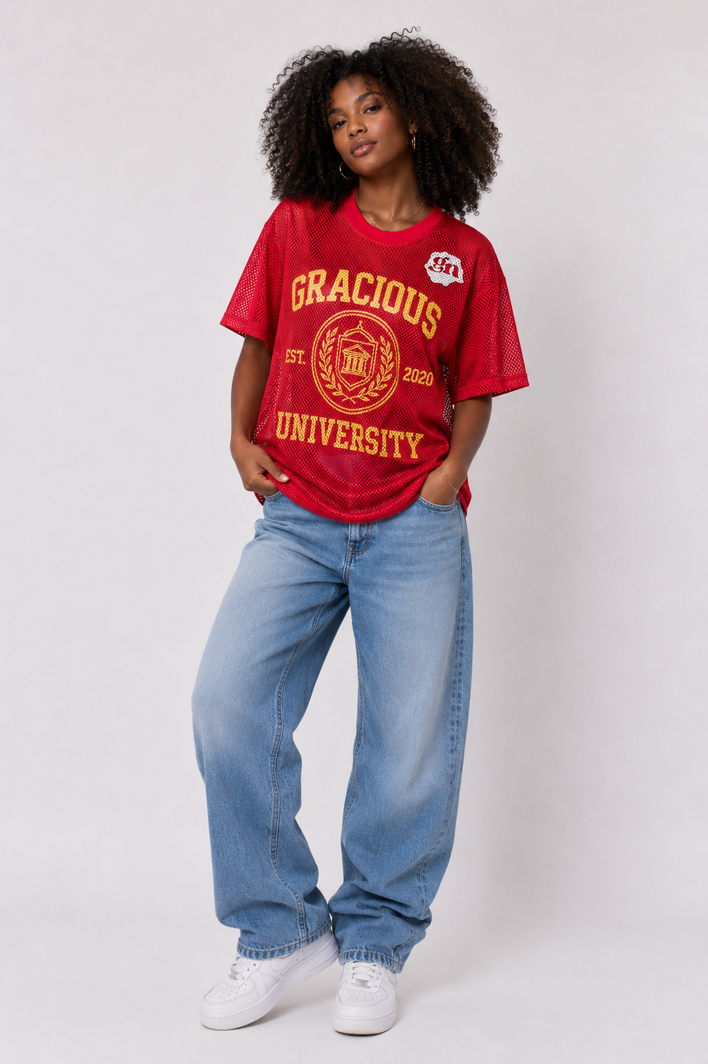 Gracious University- Mesh Jersey (Red)