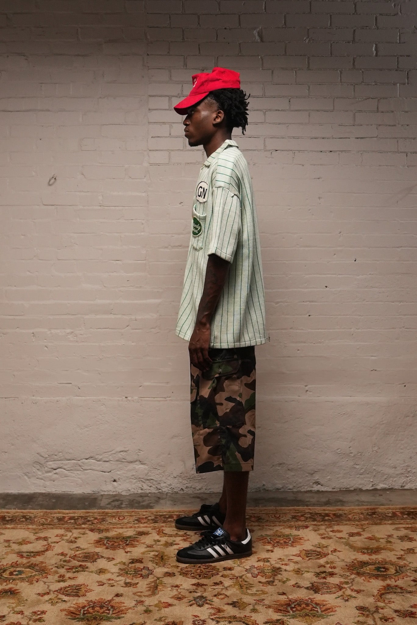 Premium Knitted GN Mechanic Patched Button Up (PRE-ORDER)