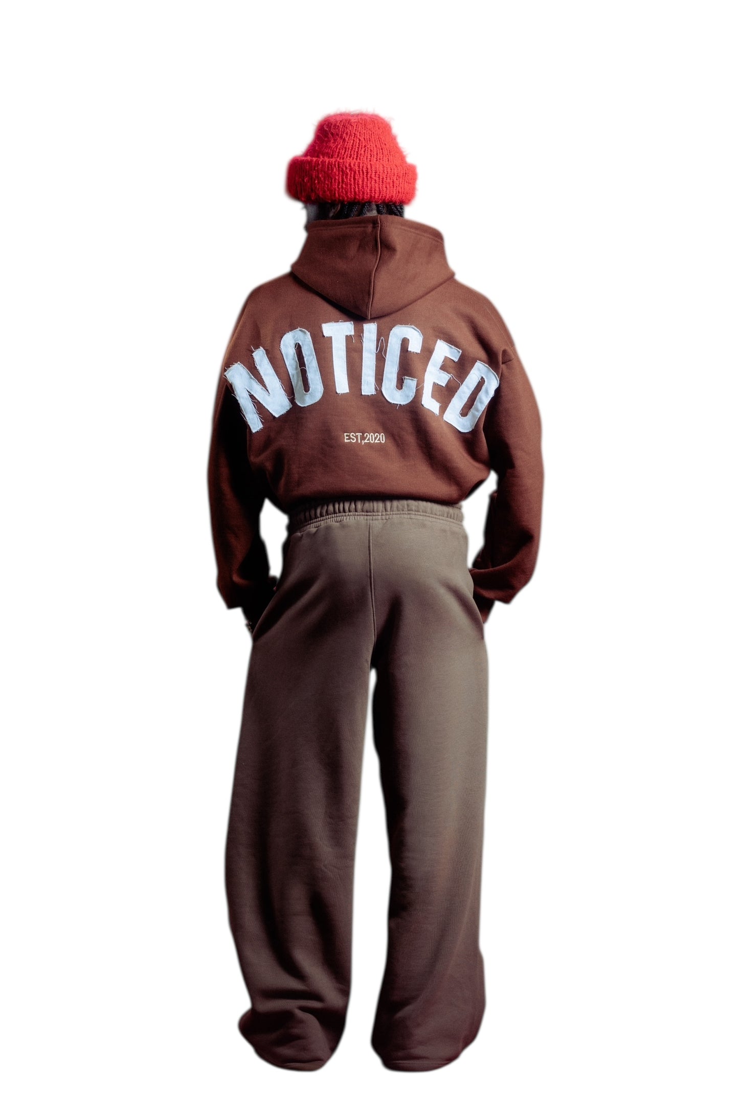 Premium Graciously Noticed Heavyweight Hoodie (Brown)