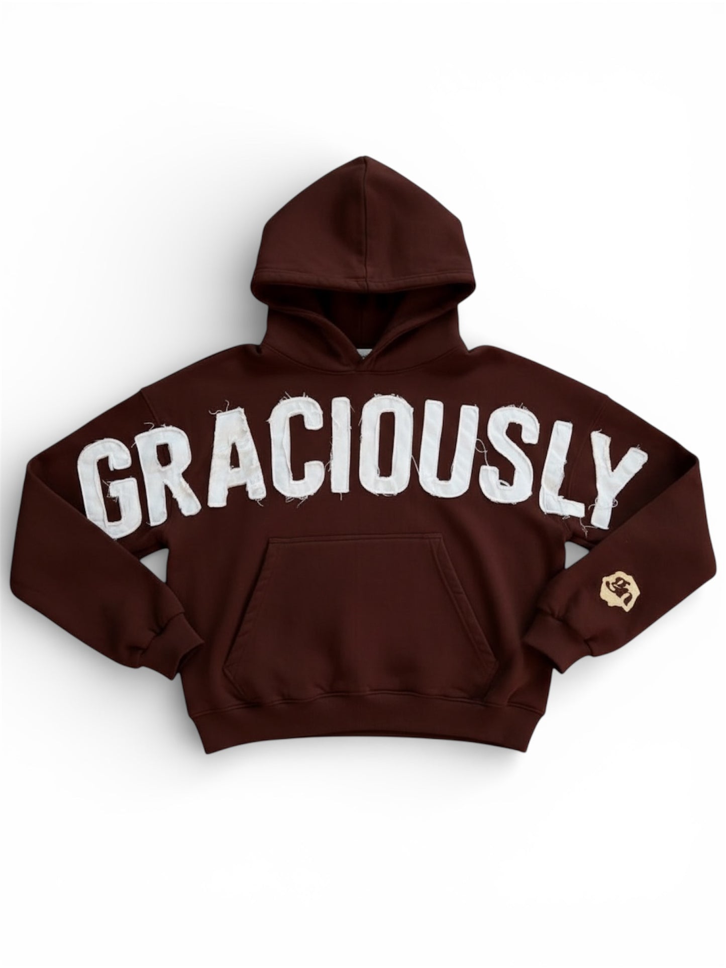 Premium Graciously Noticed Heavyweight Hoodie (Brown)