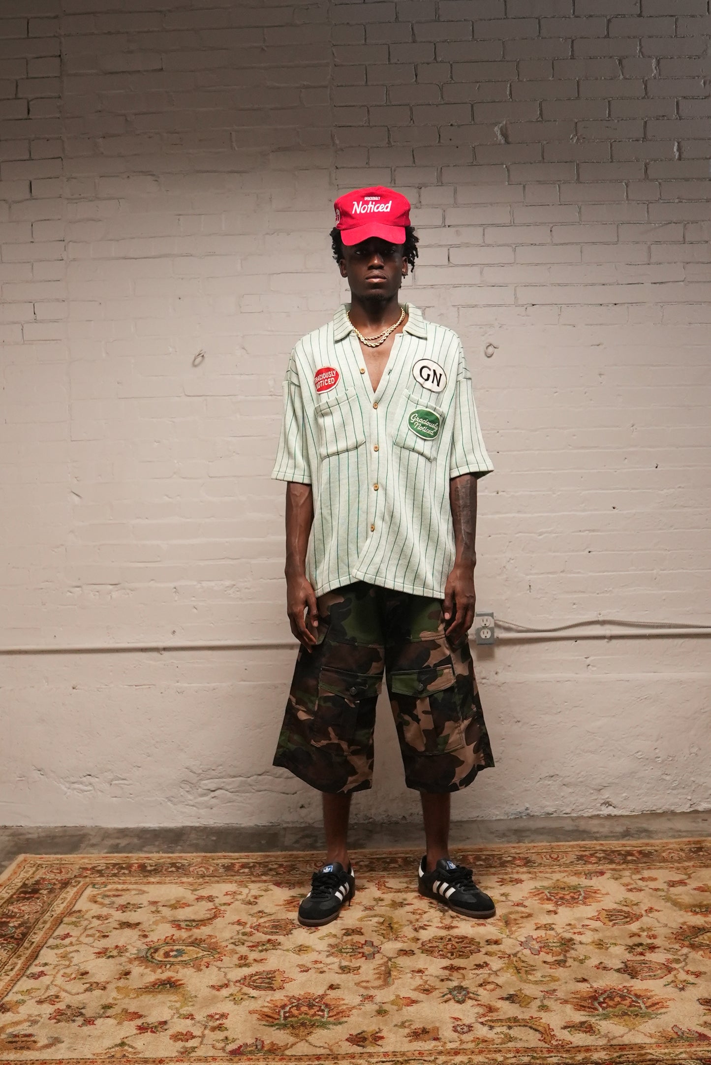 Premium Knitted GN Mechanic Patched Button Up (PRE-ORDER)