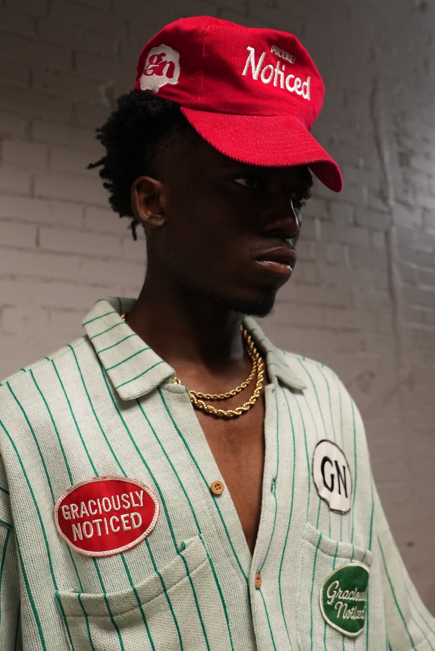 Premium Knitted GN Mechanic Patched Button Up (PRE-ORDER)