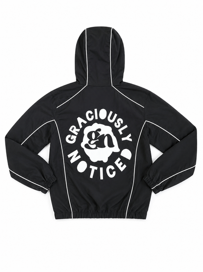 GN- Never Go Unnoticed Windbreaker Set (Black) (Unisex)