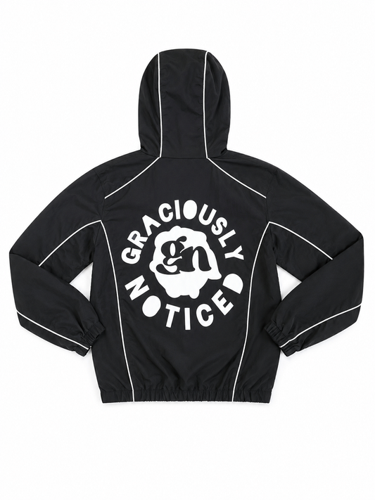 GN- Never Go Unnoticed Windbreaker Set (Black)
