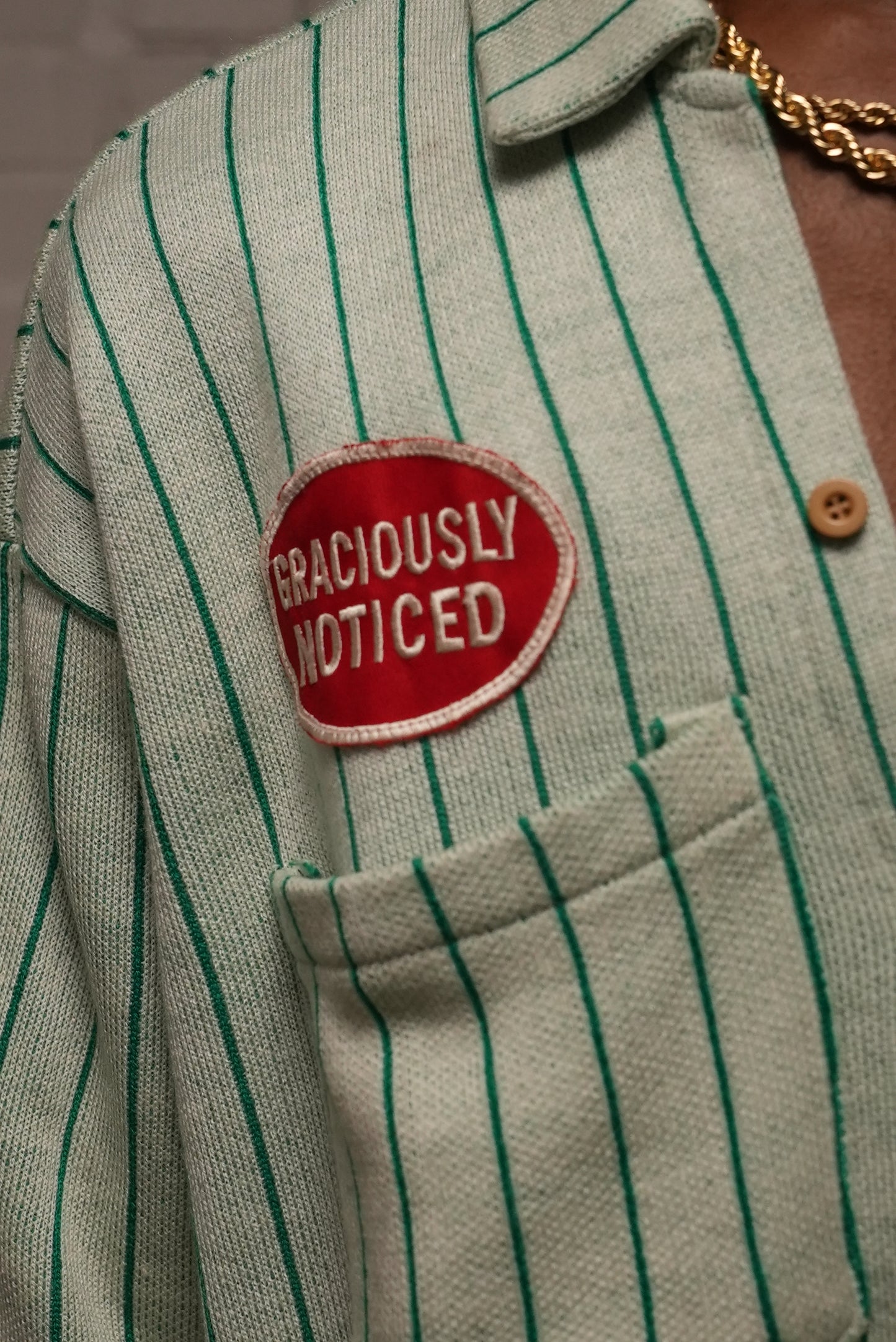 Premium Knitted GN Mechanic Patched Button Up (PRE-ORDER)