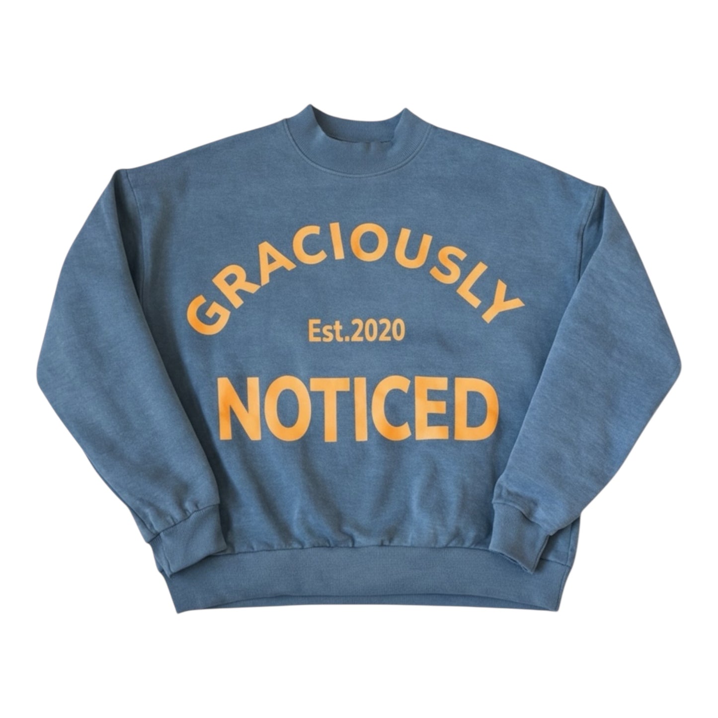 Premium crewneck Graciously Noticed crewneck sweater (Grey)