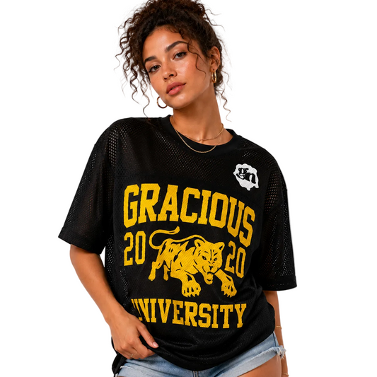 Gracious University Mesh Jersey (Black)