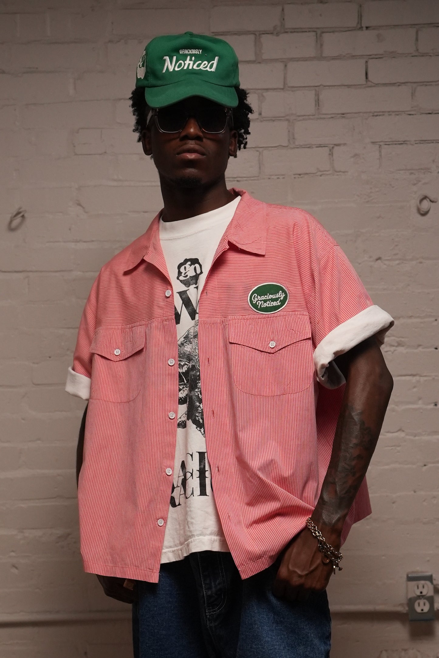 Mechanic Patch Button Up