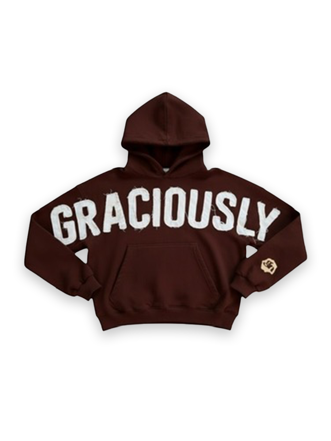 Premium Graciously Noticed Heavyweight Hoodie (Brown)