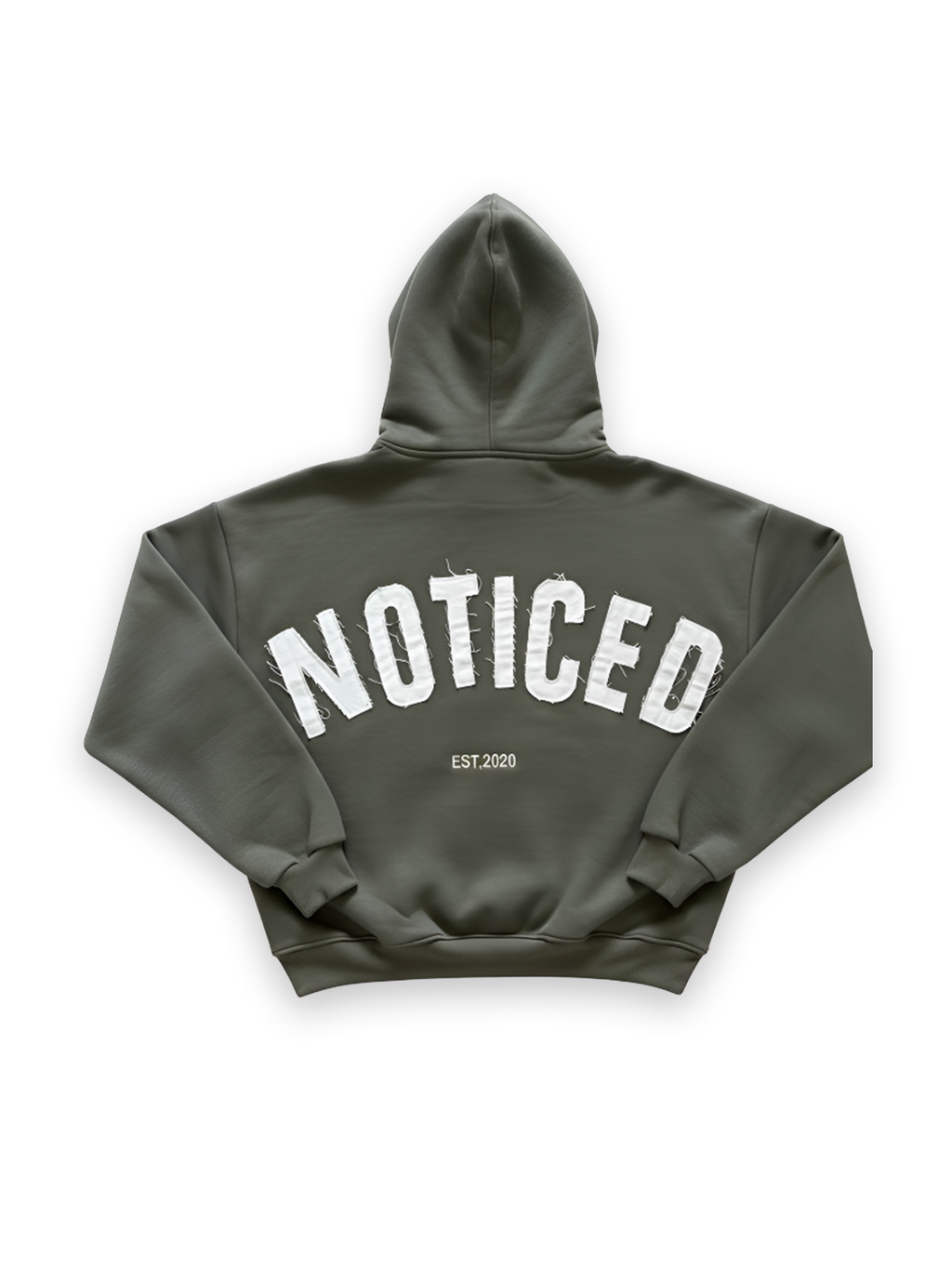 Premium Graciously Noticed Heavyweight Hoodie (Olive Green)