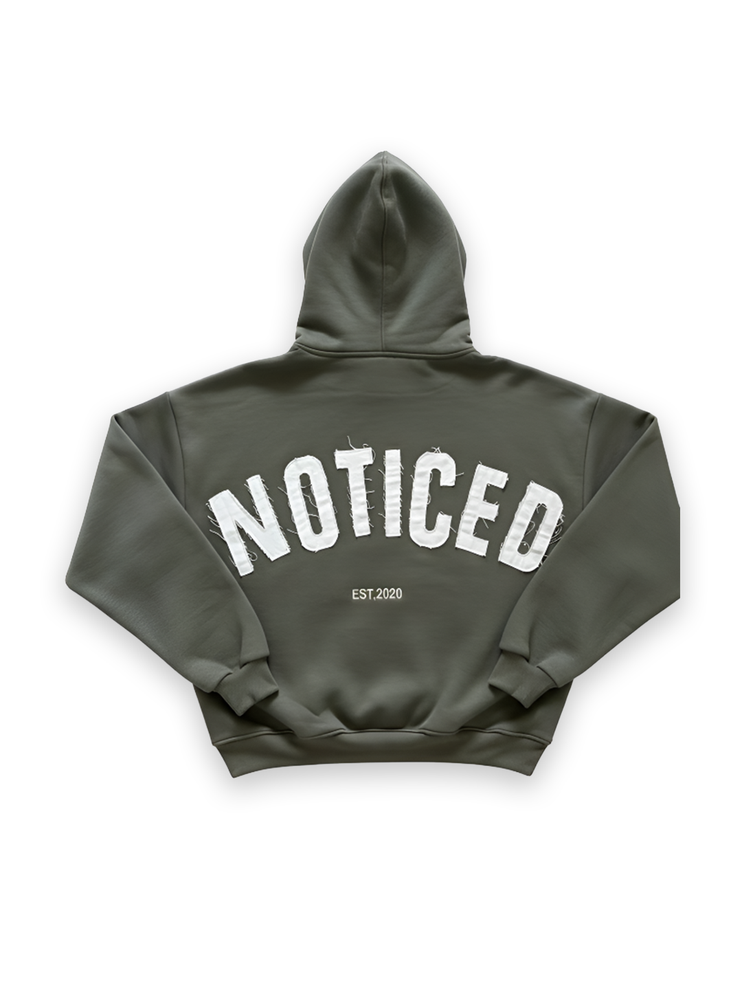 Premium Graciously Noticed Heavyweight Hoodie (Olive Green)